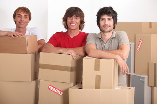 Organized packing supplies and labels for a smooth Stpaulscray move