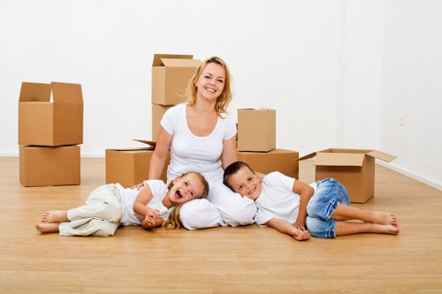 Secure storage solution for furniture and boxes during a move in Stpaulscray