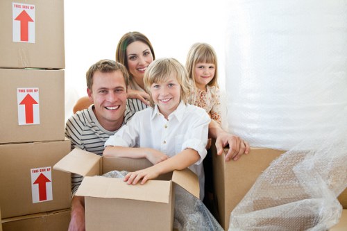 Furniture and home belongings arranged in a secure storage unit in Stpaulscray