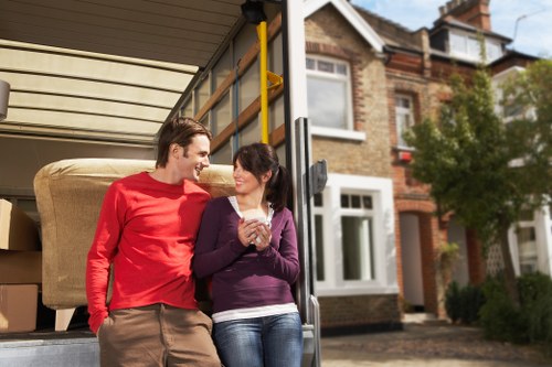 Organised storage unit used for removals and storage in Stpaulscray